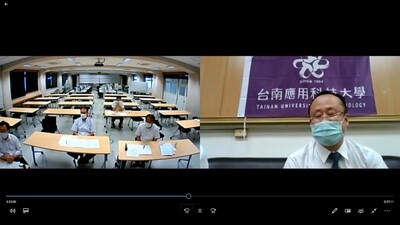 08.24.2021 与日本山口县高等学校商业教育协会举行国际视频会议
